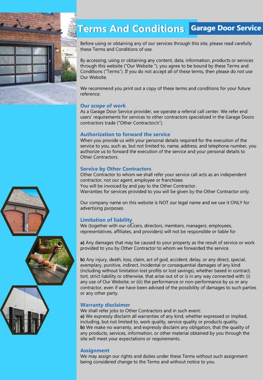 Capitol Garage Doors Danvers, MA 978-901-6130 - terms4